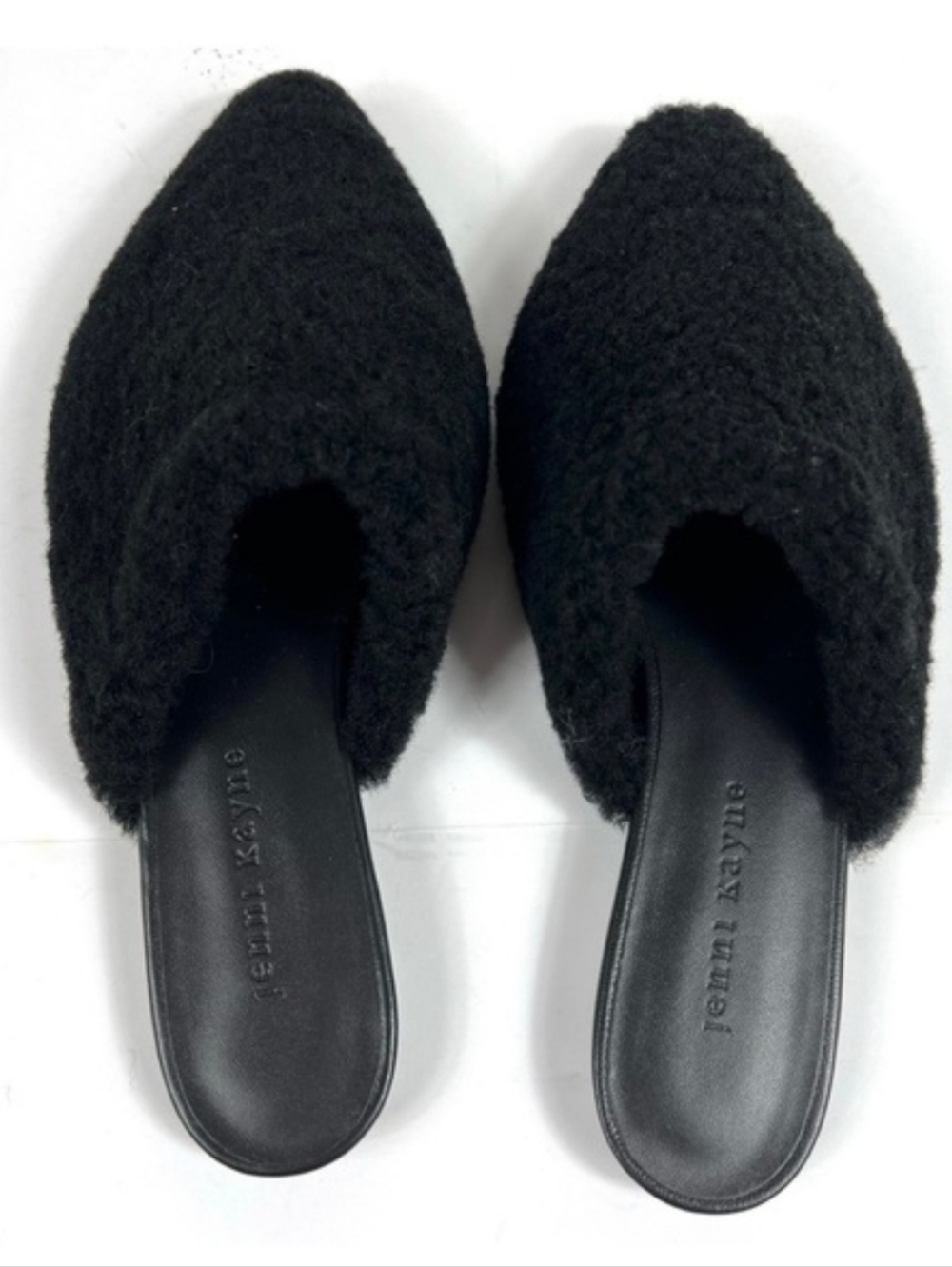 Jenni Kayne Shearling Mule in black Size EU41 - Picture 3 of 5